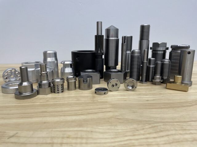 A production run of turned parts machined at RG Manufacturing in Rockford, Illinois